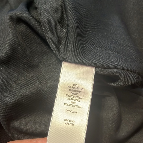 Eliza J long sleeve Tuxedo grown women maxi black dress size 4 NWOT - Picture 9 of 10